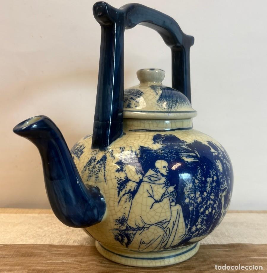 Antig&uuml;edades: Tetera Decorativa de Cer&aacute;mica - Foto 3