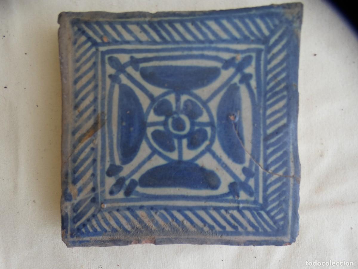Antig&uuml;edades: Azulejos Espa&ntilde;ol Valencia siglo 15/16
