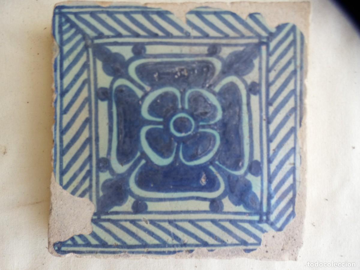 Antig&uuml;edades: Azulejos Espa&ntilde;ol Valencia siglo 15/16