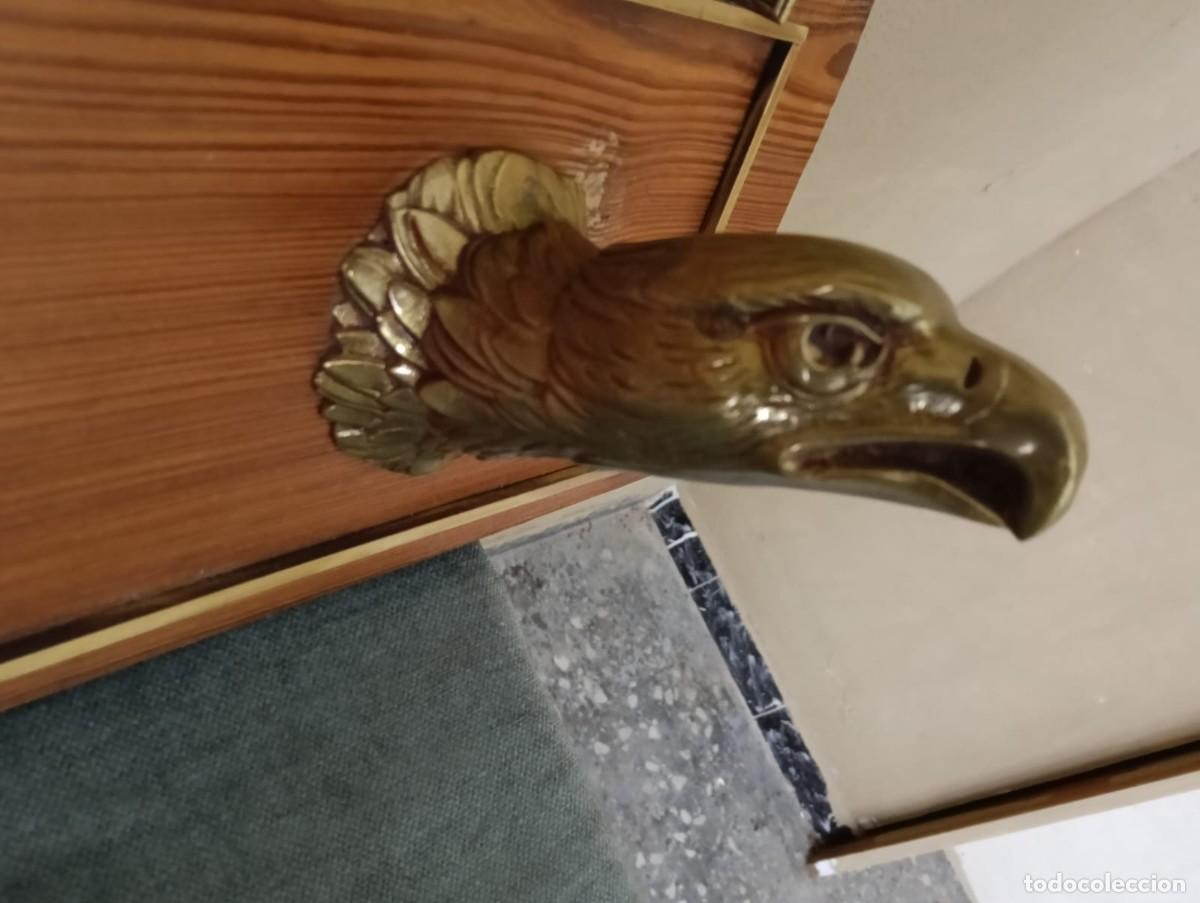 Antig&uuml;edades: PERCHERO DE BRONCE - DECORACION VINTAGE - Foto 6