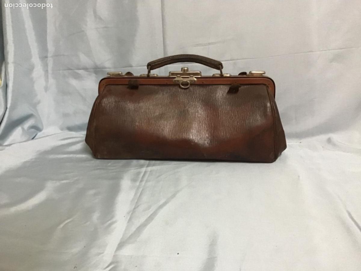 Antig&uuml;edades: ANTIGUO MALET&Iacute;N DE M&Eacute;DICO - Foto 4