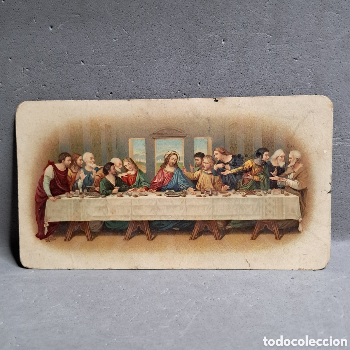 Oggetti Antichi: Antigua estampa, Puigpelat 1903, recuerdo primera misa Monse&ntilde;or Amadeu Blanch Fabregat. Santa Maria