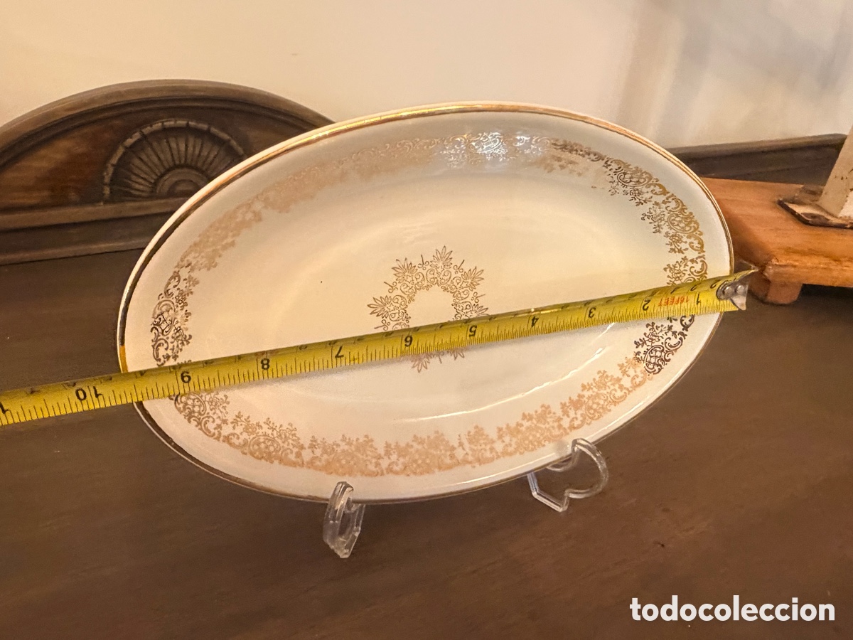Antig&uuml;edades: Antigua fuente ovalada Edwin Knowles - Foto 2