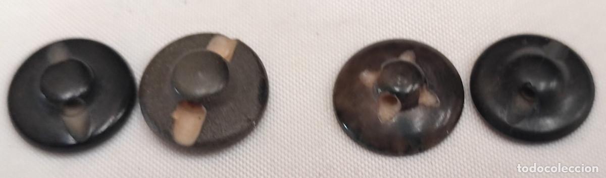 Antig&uuml;edades: LOTE DE 6 BOTONES ANTIGUOS - Foto 4