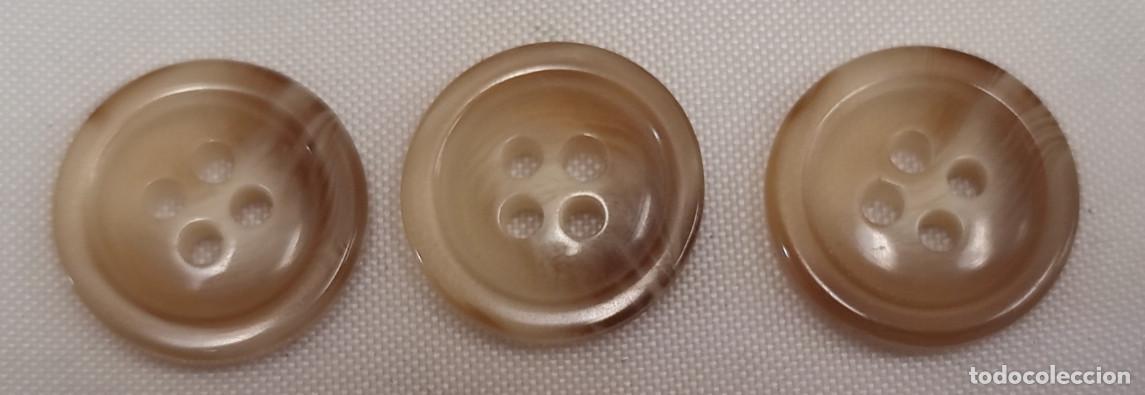 Antiquit&eacute;s: JUEGO DE 3 BOTONES ANTIGUOS, 17 MM