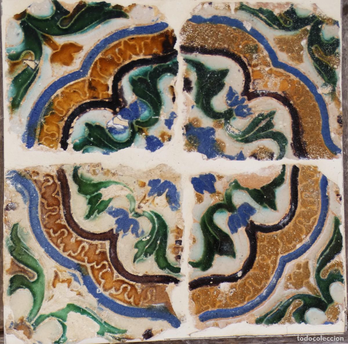 Antig&uuml;edades: Azulejo, Azulejos Espa&ntilde;ol Sevilla siglo 16
