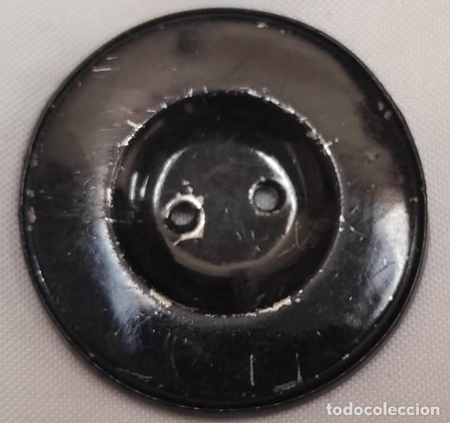 Oggetti Antichi: ANTIGUO BOTON GRANDE RECUBIERTO CON CAPA METALICA, 35 MM