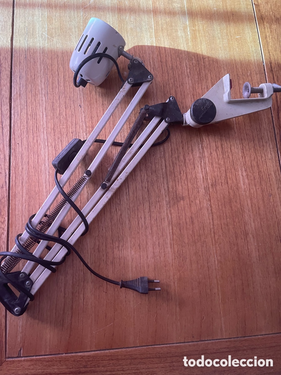Antiquit&eacute;s: L&aacute;mpara de escritorio FASE industrial vintage