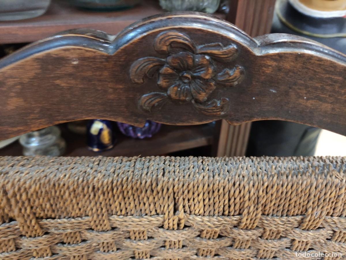 Antig&uuml;edades: Sillones madera y cuerda trenzada - Foto 4