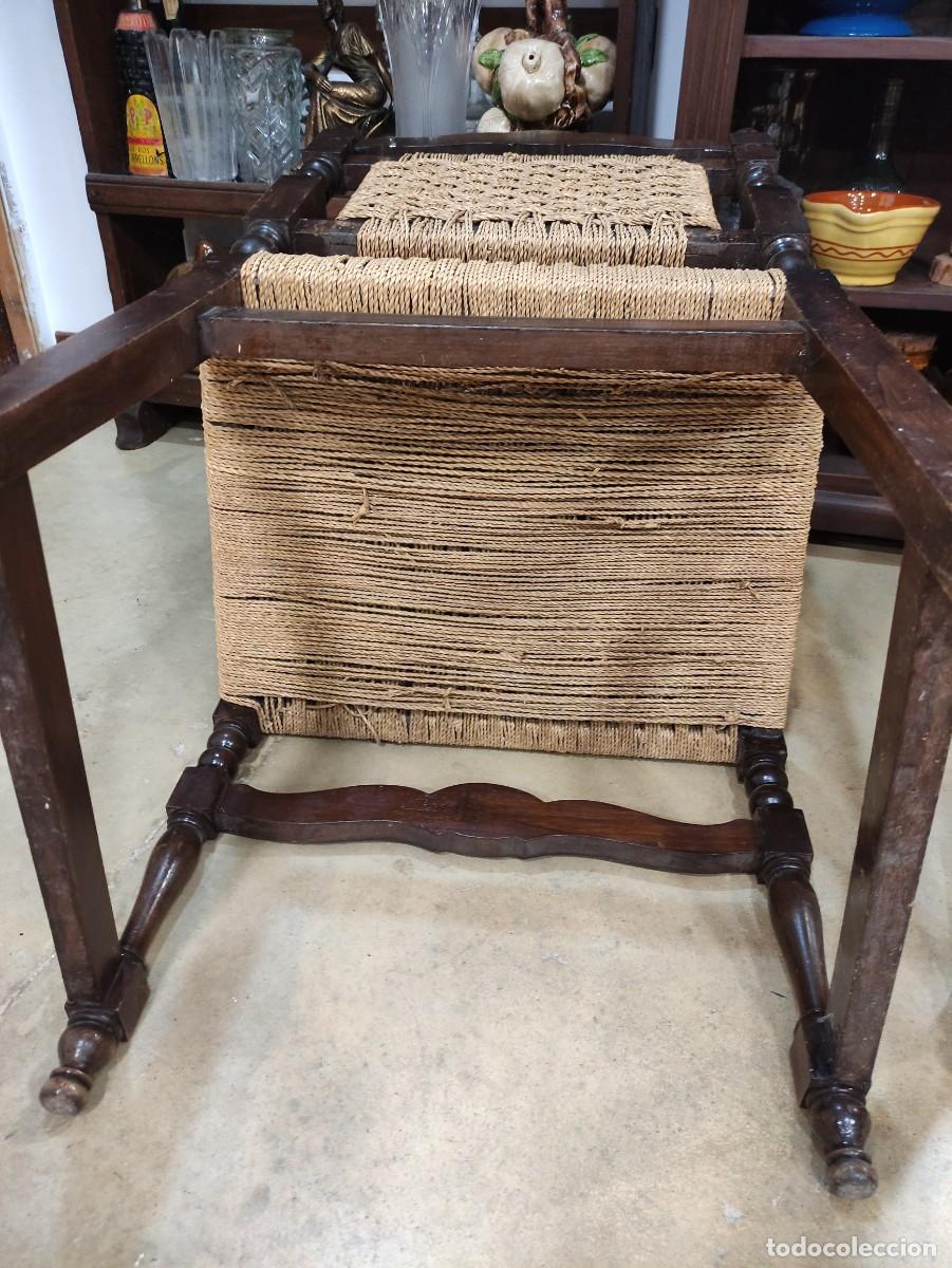 Antig&uuml;edades: Sillones madera y cuerda trenzada - Foto 7