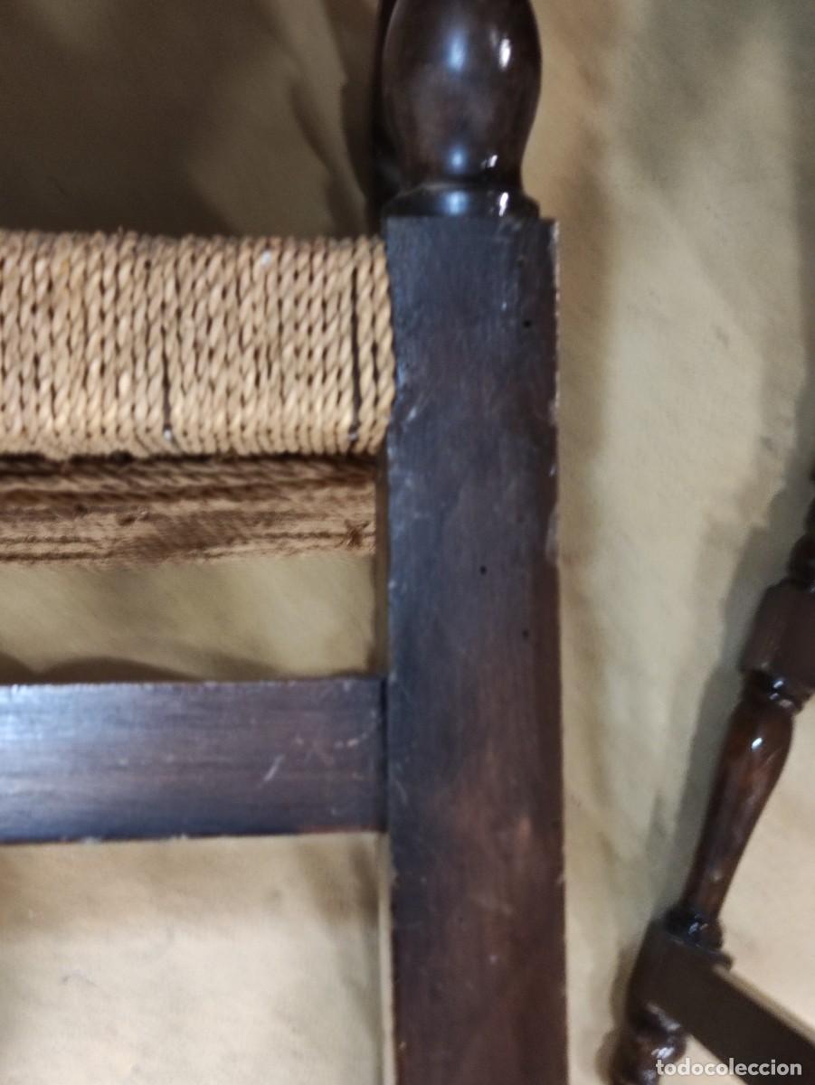 Antig&uuml;edades: Sillones madera y cuerda trenzada - Foto 8