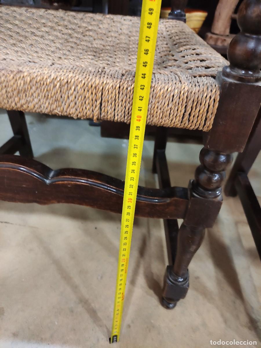Antig&uuml;edades: Sillones madera y cuerda trenzada - Foto 10
