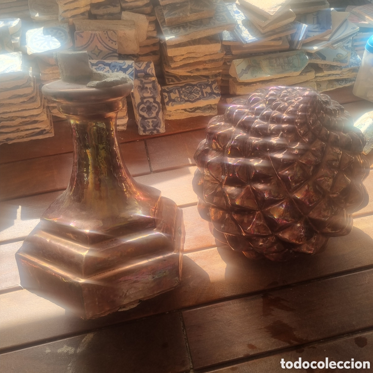 Antig&uuml;edades: Pi&ntilde;a ceramica de Triana Reflejos