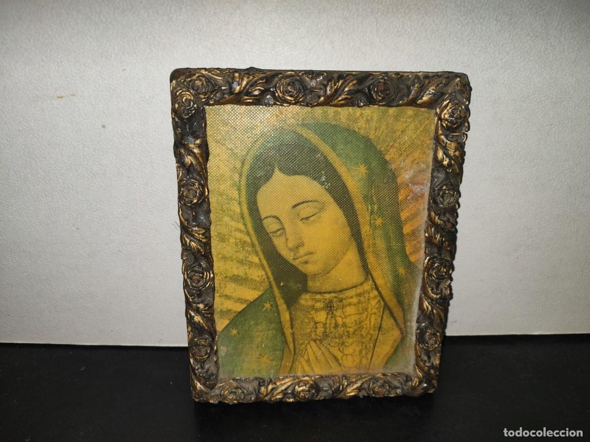 Antig&uuml;edades: A5- Cuadro Con Imagen De La Virgen De Guadalupe - 70's - 80's