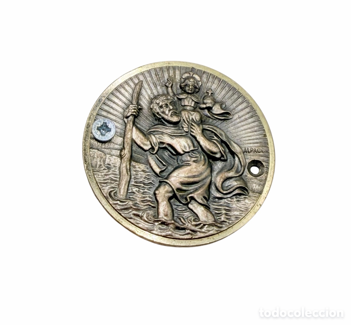 Antiquit&eacute;s: Medalla Religiosa Protectora