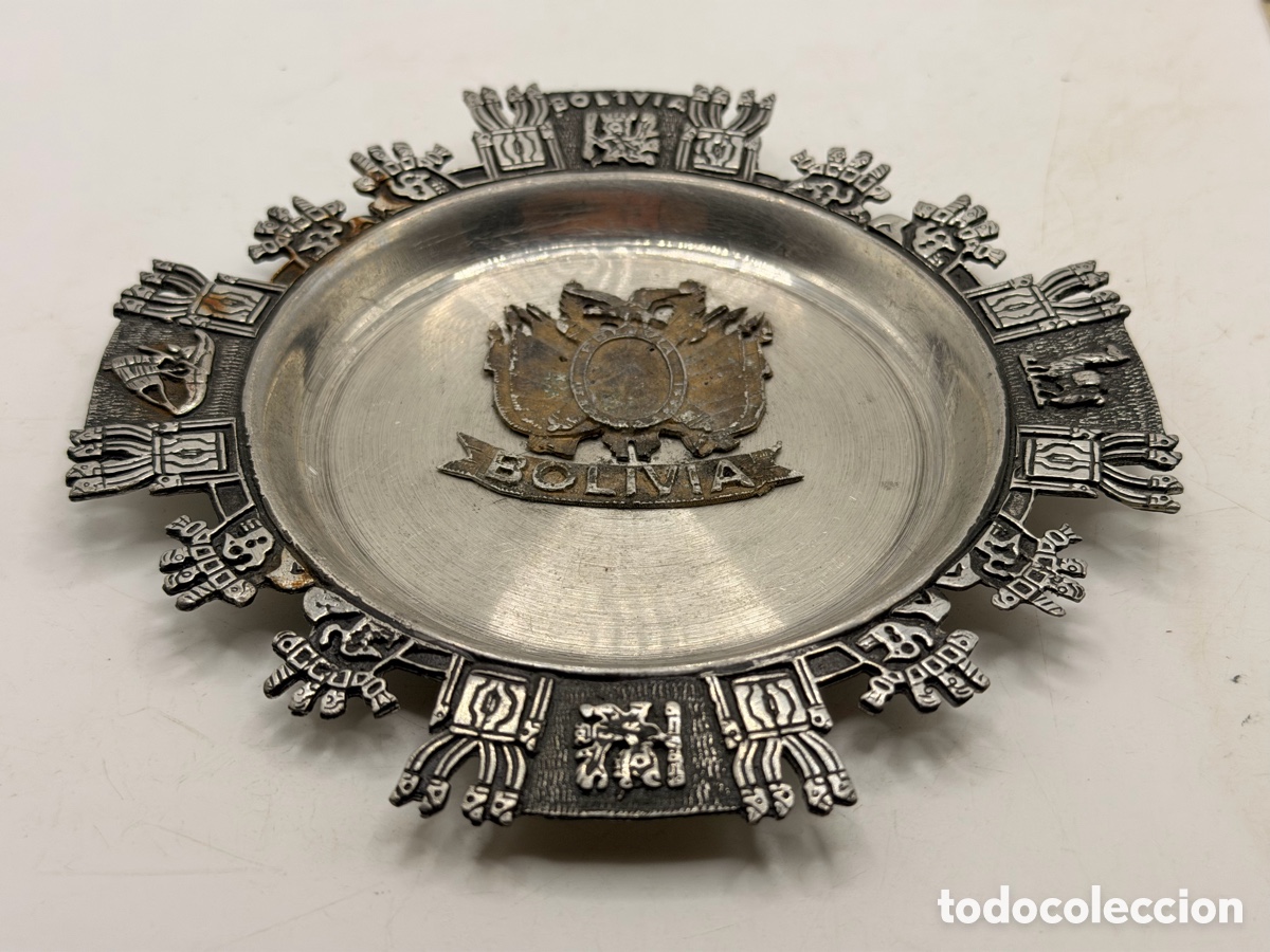 Antig&uuml;edades: Antiguo Plato Plateado - Foto 4