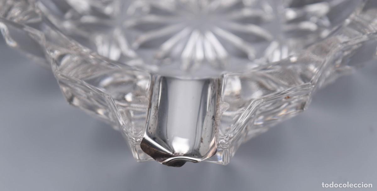 Antig&uuml;edades: Cenicero de plata y cristal - Foto 4