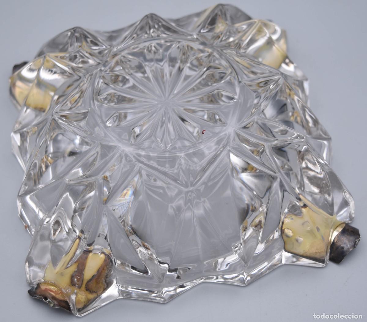Antig&uuml;edades: Cenicero de plata y cristal - Foto 7