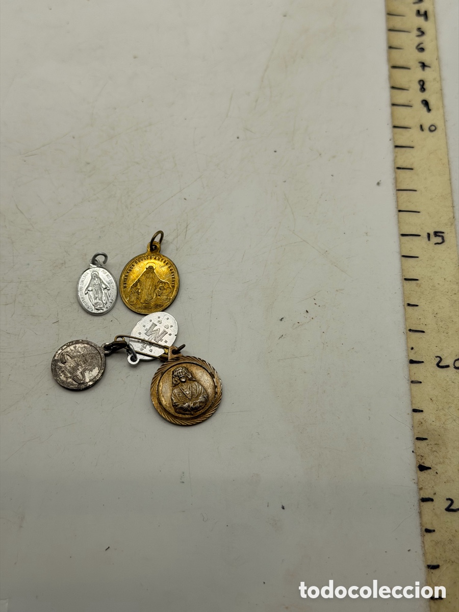 Antig&uuml;edades: Lote de Medallas Religiosas - Foto 5
