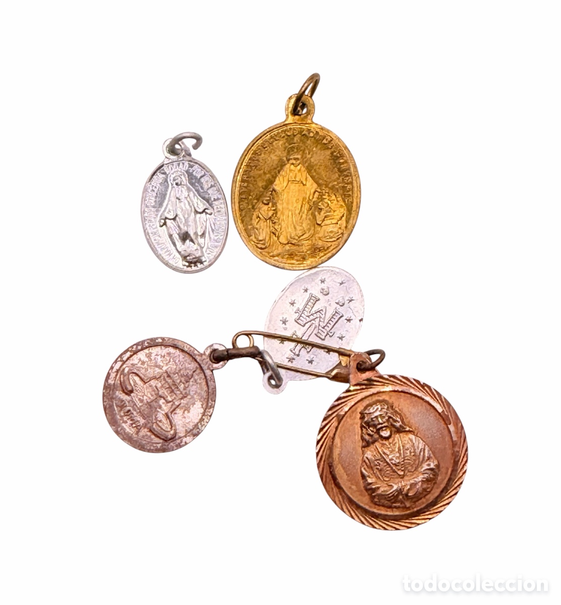 Antiquit&eacute;s: Lote de Medallas Religiosas