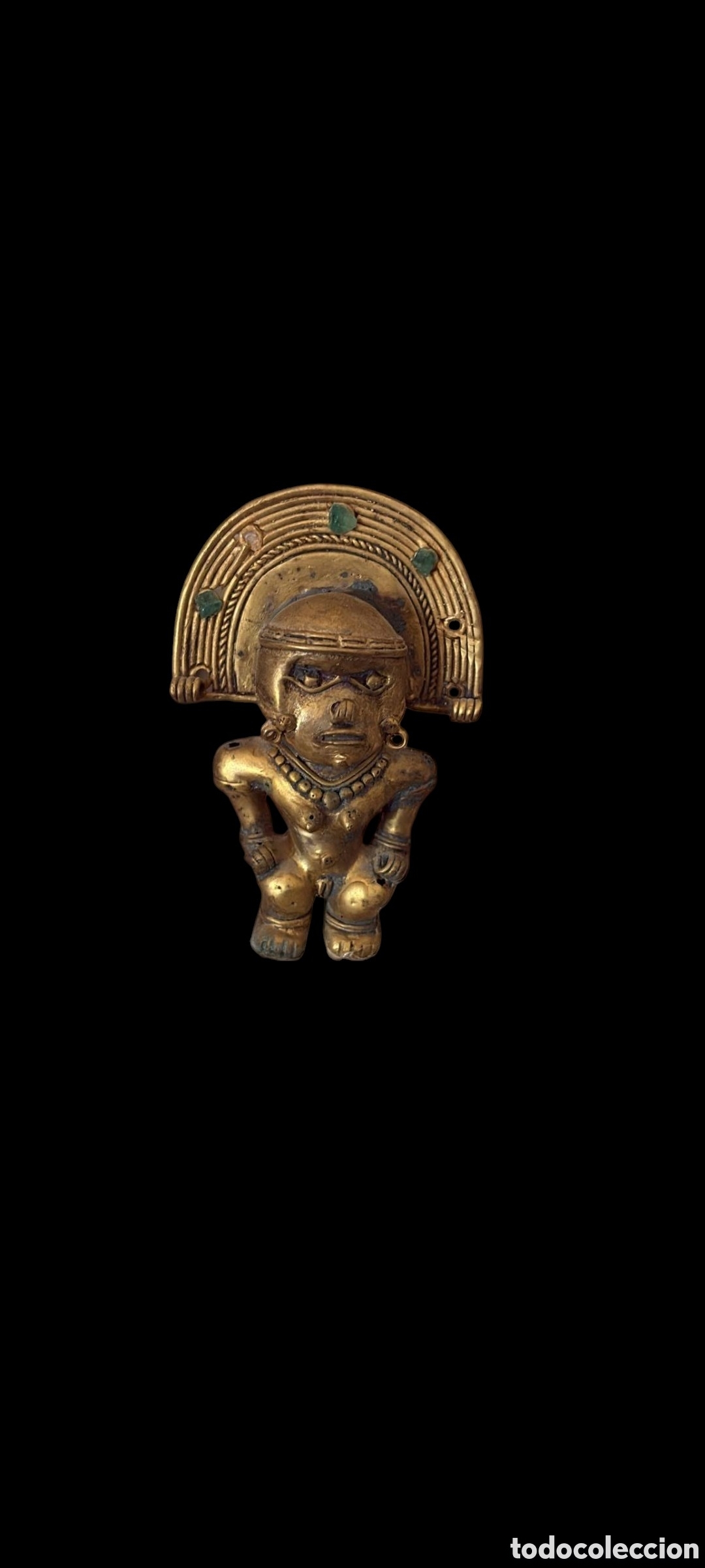 Antig&uuml;edades: Oro tumbaga con esmeraldas - Foto 4