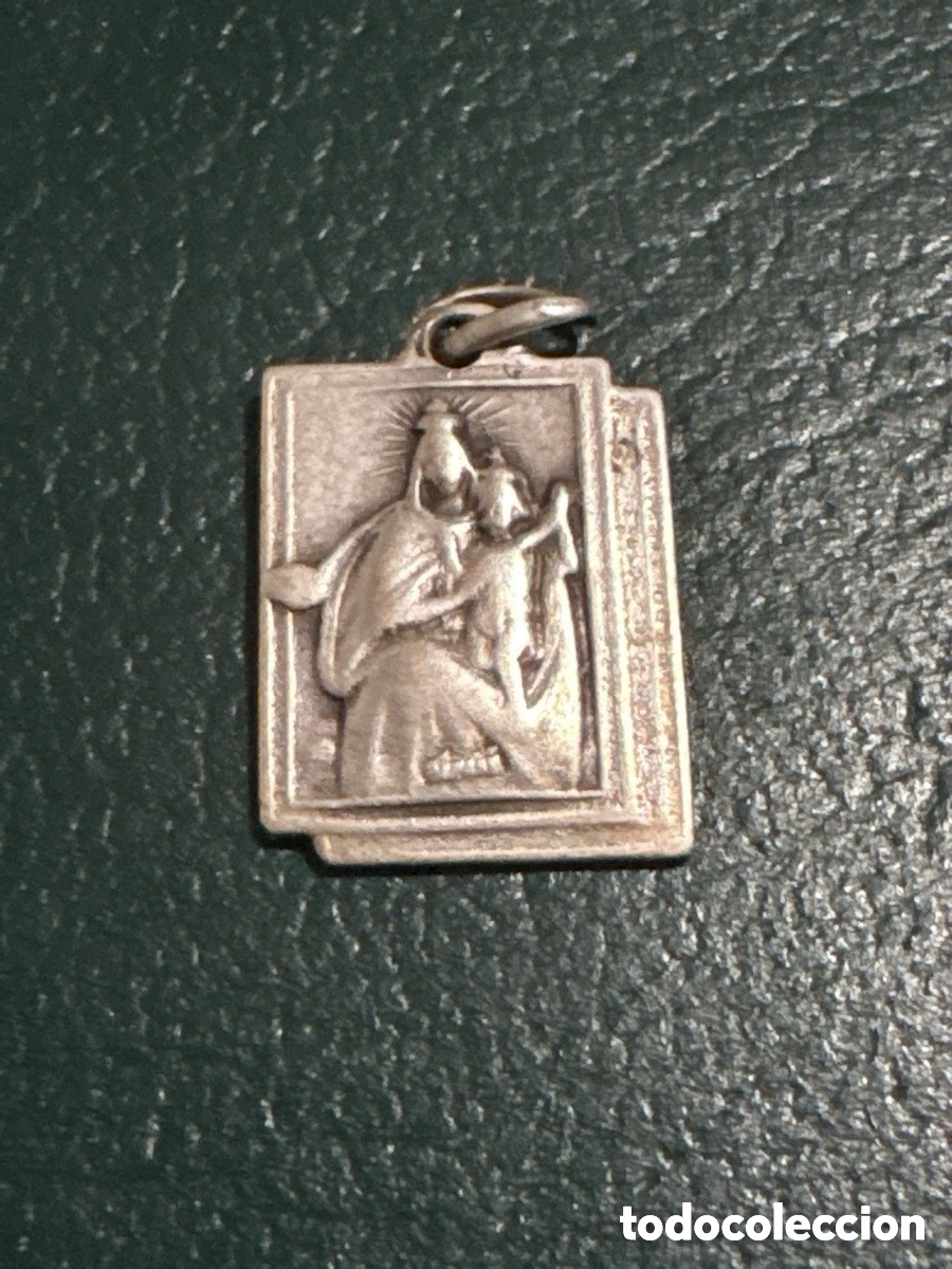 Antig&uuml;edades: Medalla religiosa en plata de ley (A1) - Foto 1