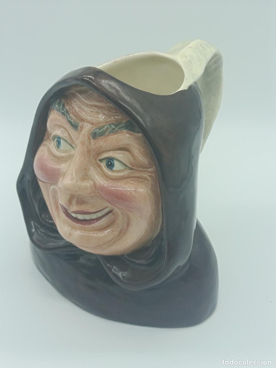 Antig&uuml;edades: JARRA PORCELANA INGLESA SYLVAC STAFFORDSHIRE MONJE. ALTURA 16CM APROX. SIN ROTURAS.