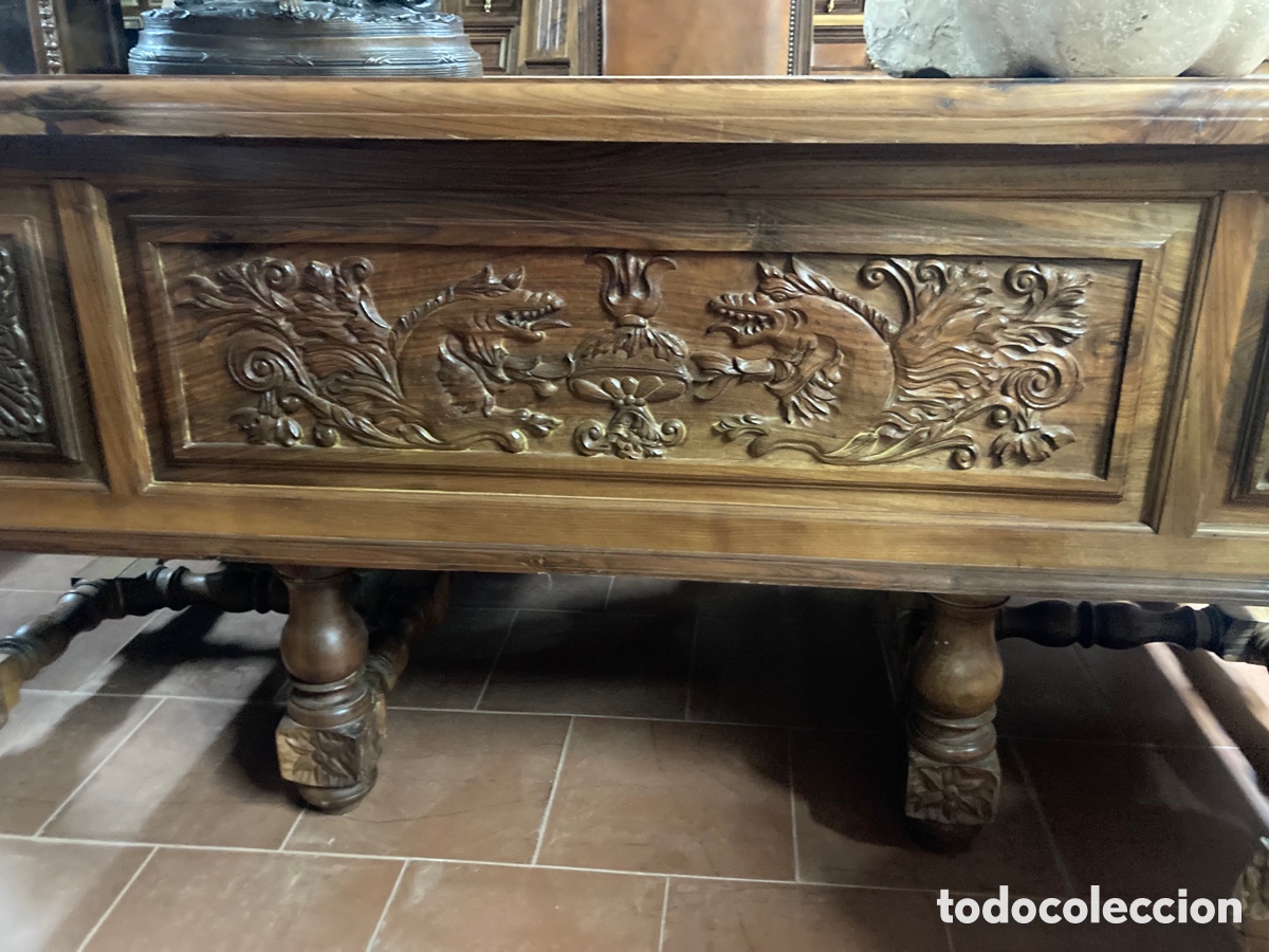 Antig&uuml;edades: Gran despacho de madera de Nogal - Foto 6
