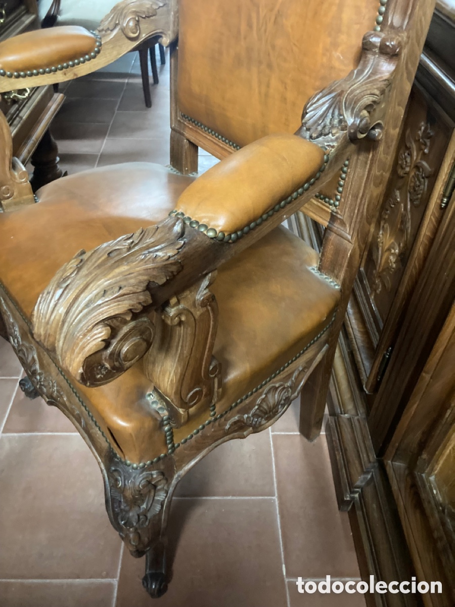Antig&uuml;edades: Gran despacho de madera de Nogal - Foto 12