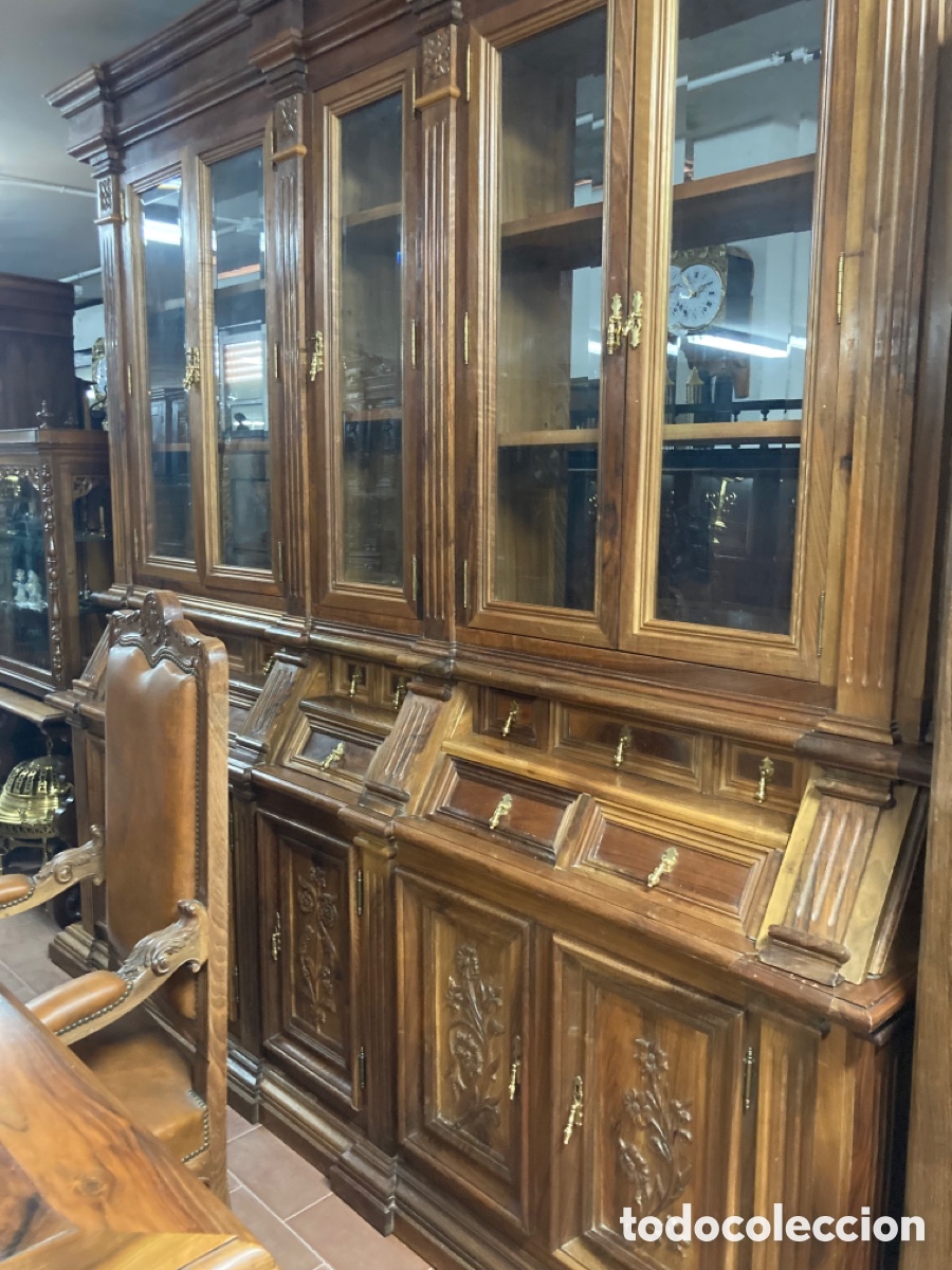Antig&uuml;edades: Gran despacho de madera de Nogal - Foto 15
