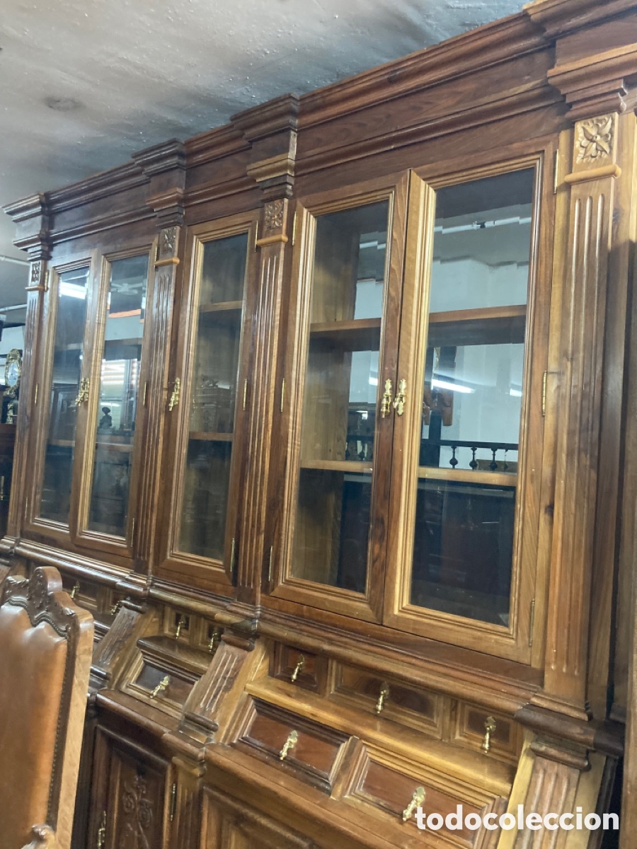 Antig&uuml;edades: Gran despacho de madera de Nogal - Foto 16