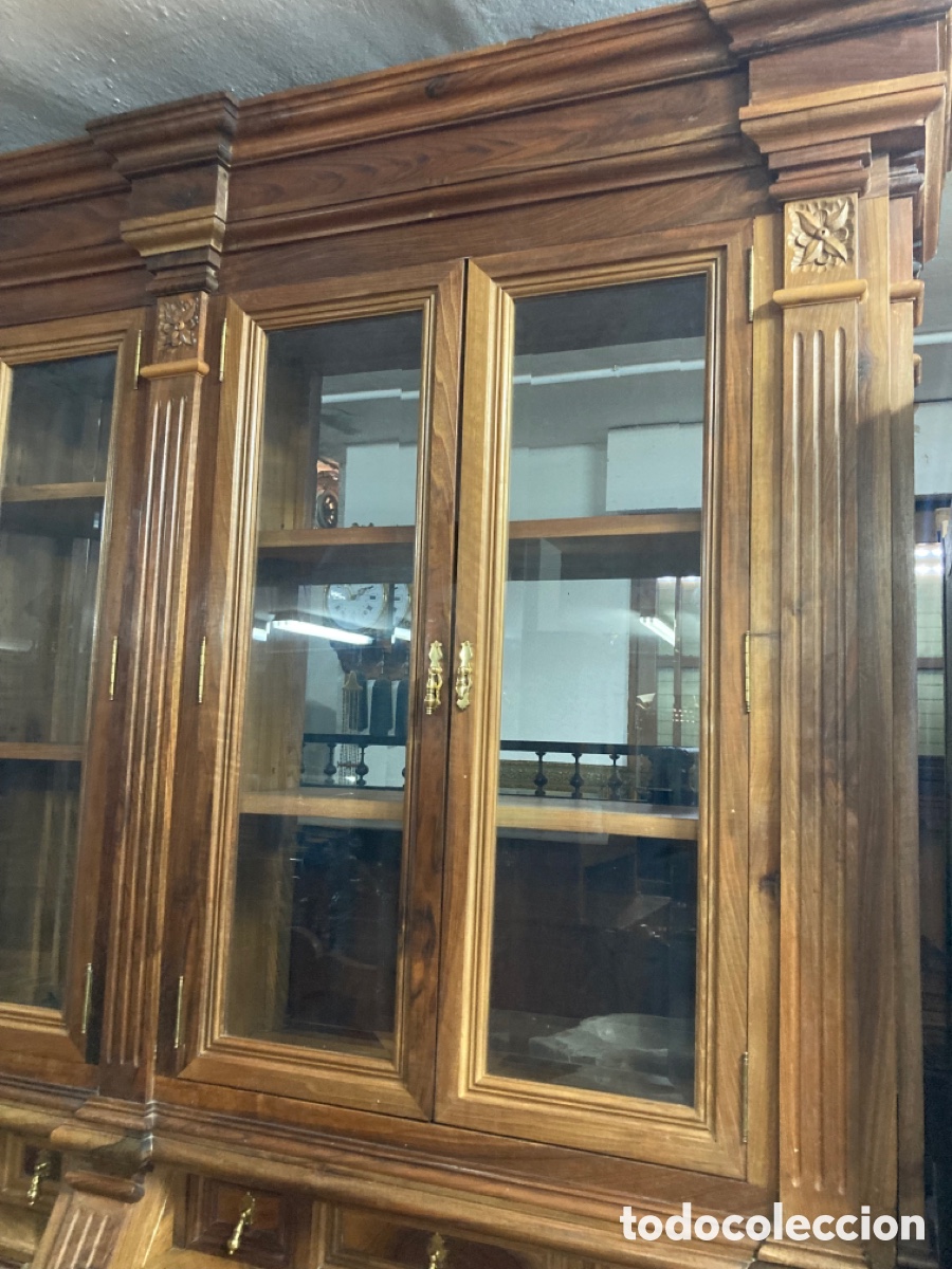 Antig&uuml;edades: Gran despacho de madera de Nogal - Foto 17