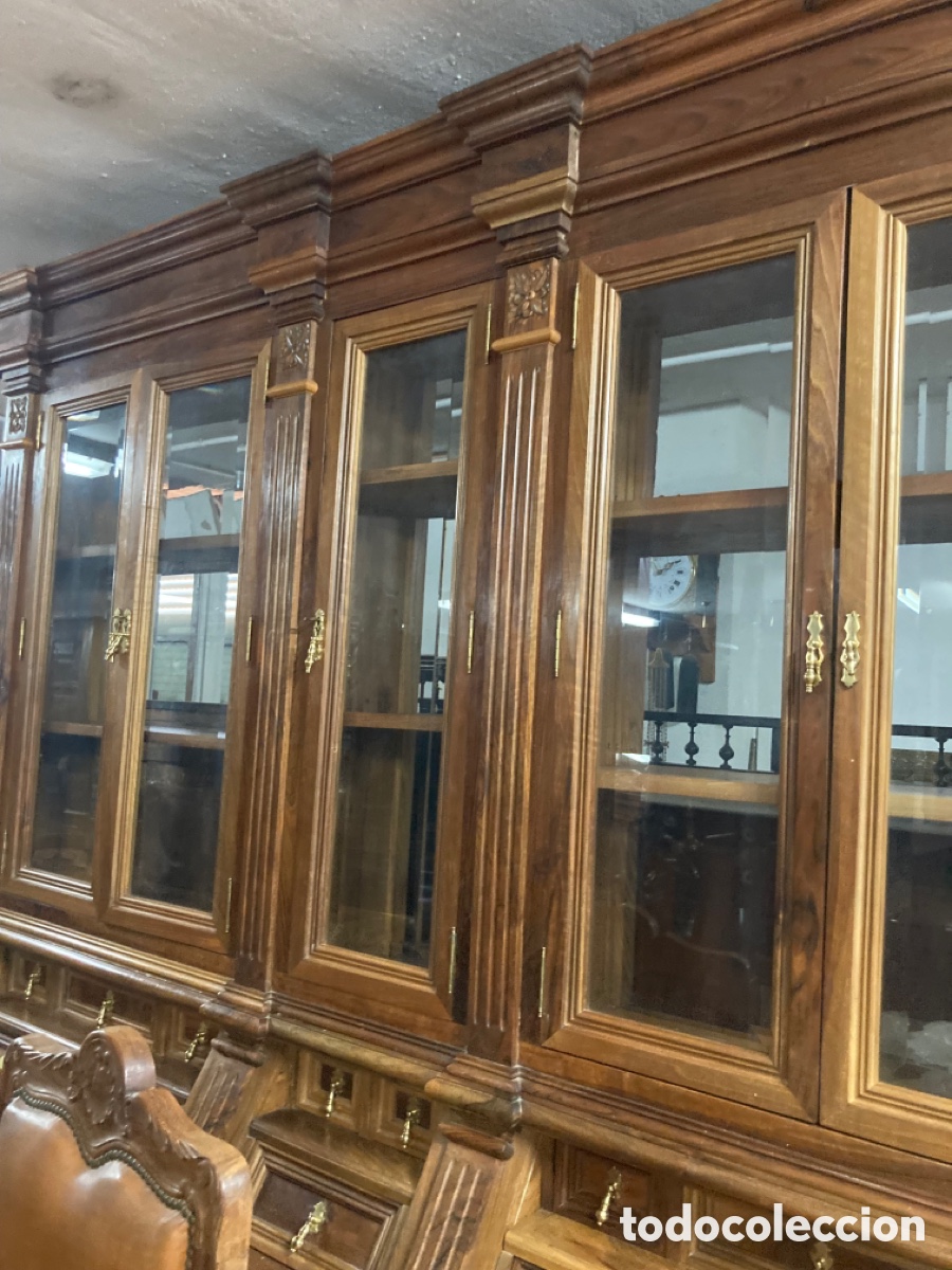 Antig&uuml;edades: Gran despacho de madera de Nogal - Foto 18