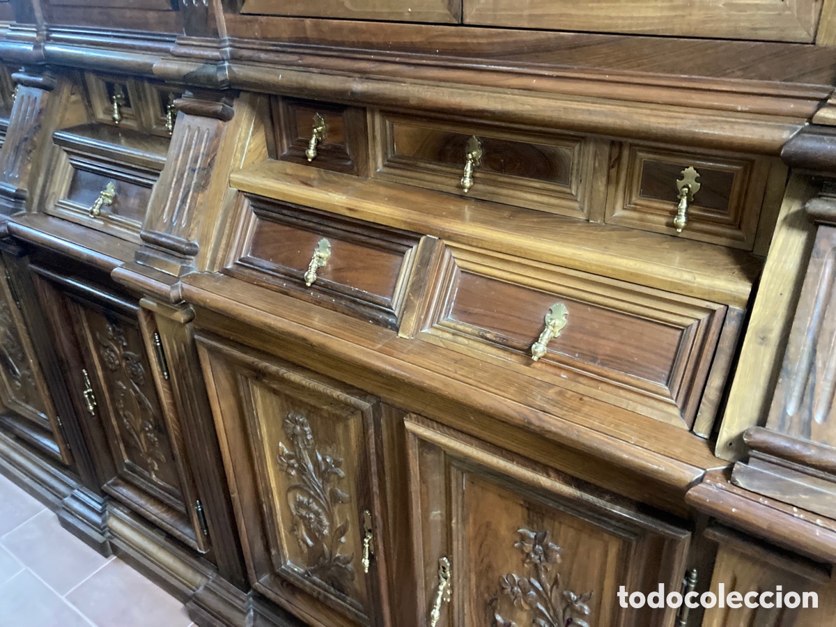 Antig&uuml;edades: Gran despacho de madera de Nogal - Foto 26