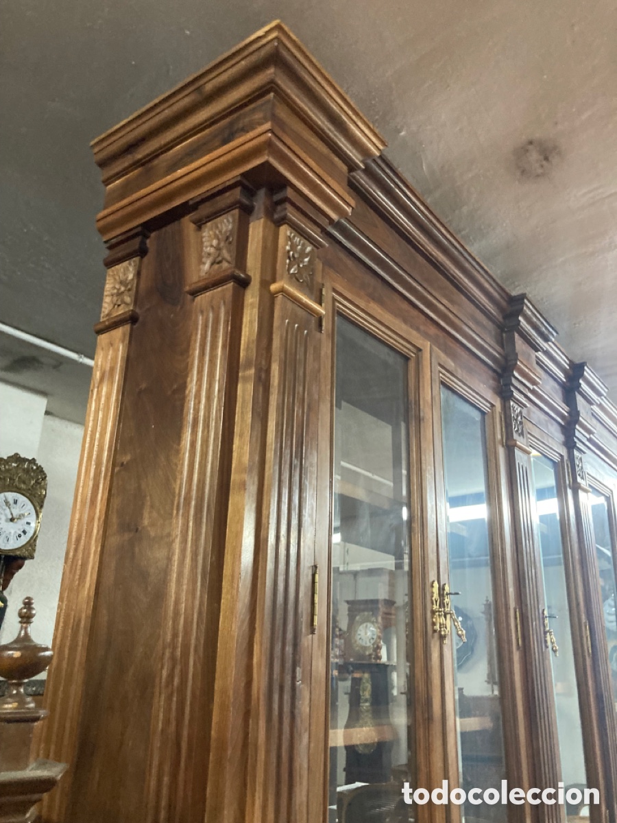 Antig&uuml;edades: Gran despacho de madera de Nogal - Foto 30