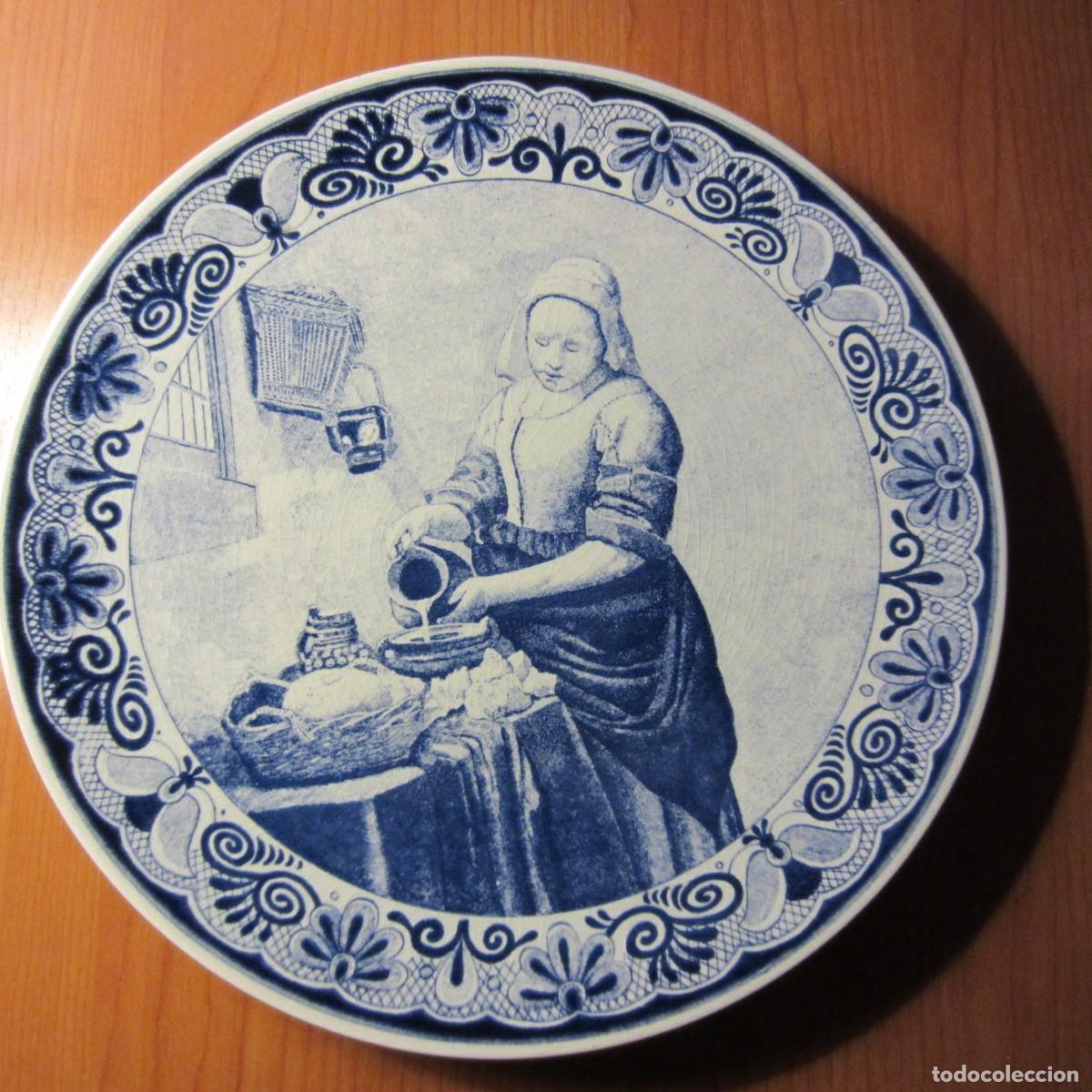 Antiquit&auml;ten: PLATO DE CER&Aacute;MICA DELFT -CHEMKEFA