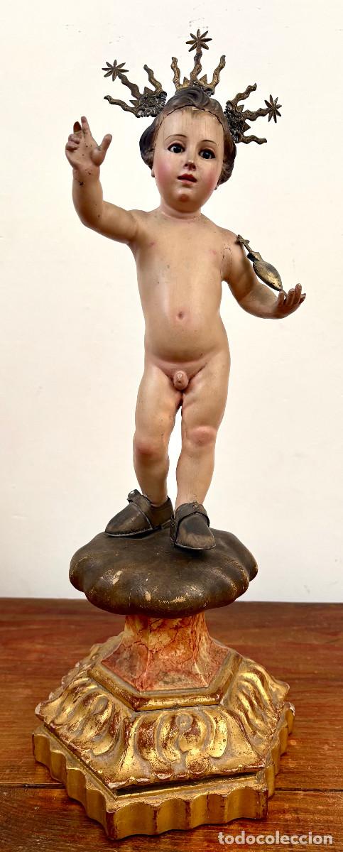 Antig&uuml;edades: Antigua talla barroca de Ni&ntilde;o Jes&uacute;s