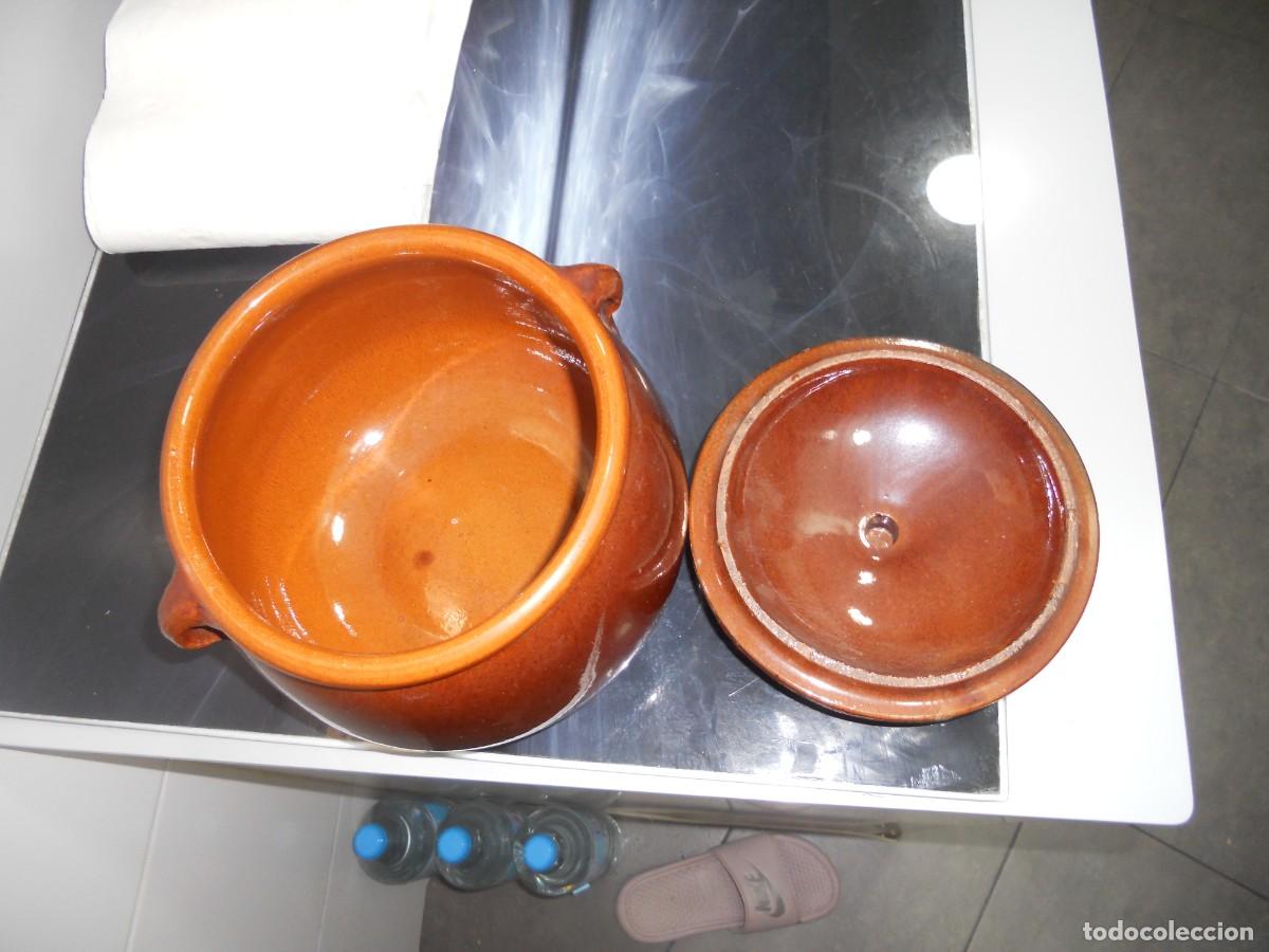 Antig&uuml;edades: ANTIGUA OLLA DE BARRO VIDRADO . - Foto 9