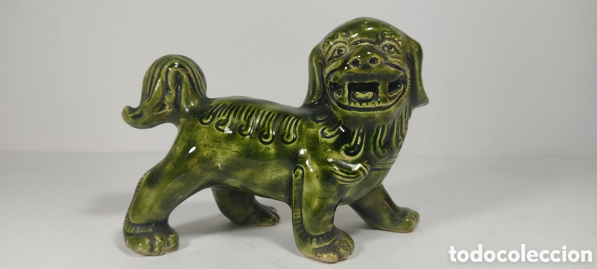 Oggetti Antichi: PERRO FOO EN CER&Aacute;MICA DE MANUFACTURA CHINA