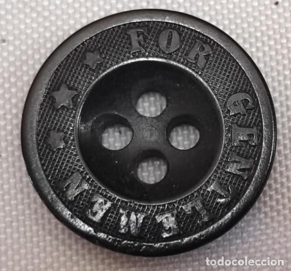 Antiques: BOTONES ANTIGUO, FOR GENTLEMEN, 15 MM