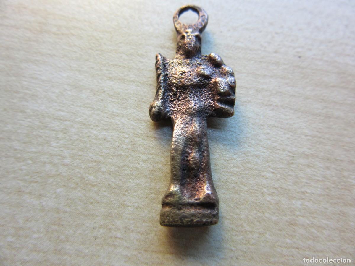 Antiques: Medalla de San Antonio de Padua Bronce S XVIII Medidas 3,2 cm