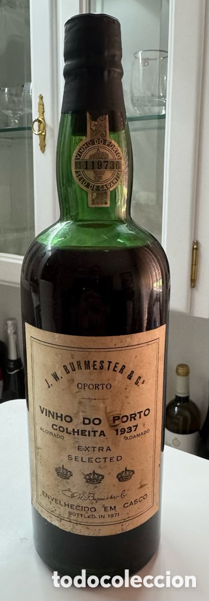 Antig&uuml;edades: Vinho do Porto J W Burmester Colheita 1937