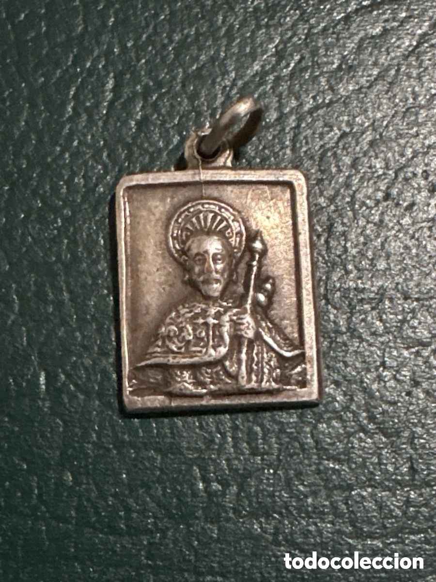 Antiguidades: Medalla religiosa plata, ap&oacute;stol Santiago (A1)