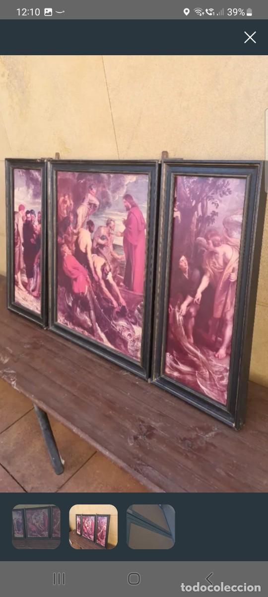 Antig&uuml;edades: Triplic&oacute; religioso LA PESCA MILAGROSA - Foto 1
