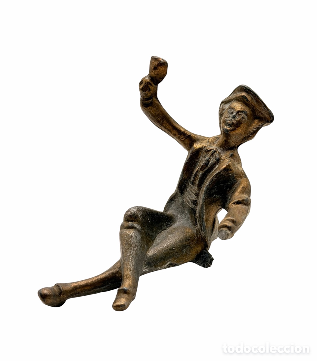 Antiguidades: Antigua Figura de Bronce