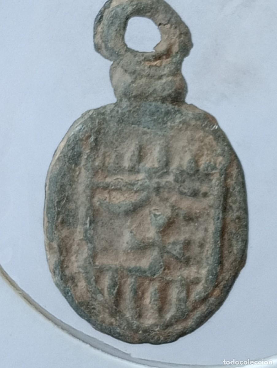 Antig&uuml;edades: RARISIMA MEDALLA DEL SIGLO XVIII CON CRUZ PAT&Eacute; PATADA TEMPLARIA ORDEN DEL TEMPLE TEMPLARIOS
