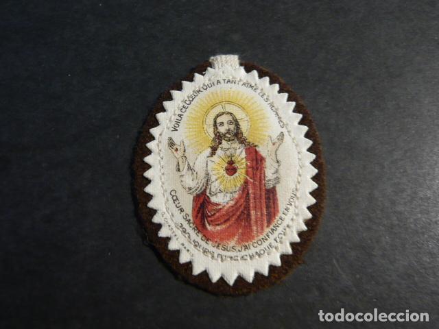 Antiquit&eacute;s: DETENTE SAGRADO CORAZON DE JESUS 3,5 X 5 CM