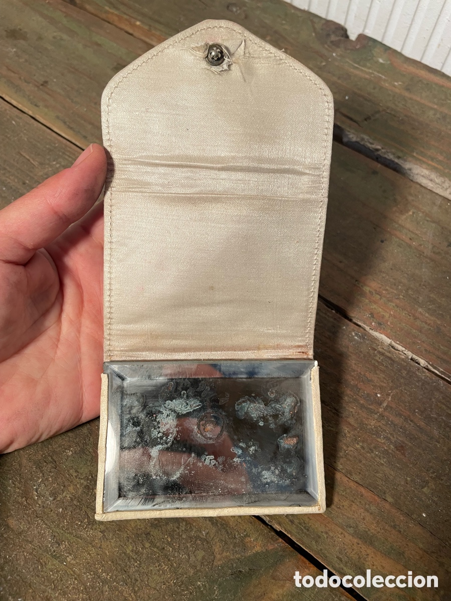 Antig&uuml;edades: ESPEJO PLEGABLE PARA BOLSO. ART DEC&Oacute; ORIGINAL