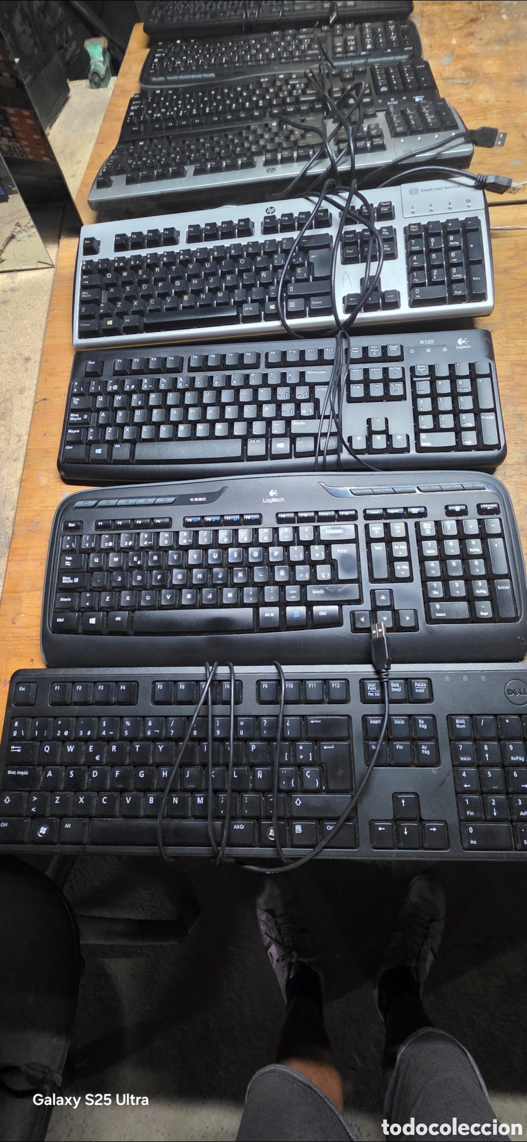 Antig&uuml;edades: Teclados ordenador 15&euro; todos