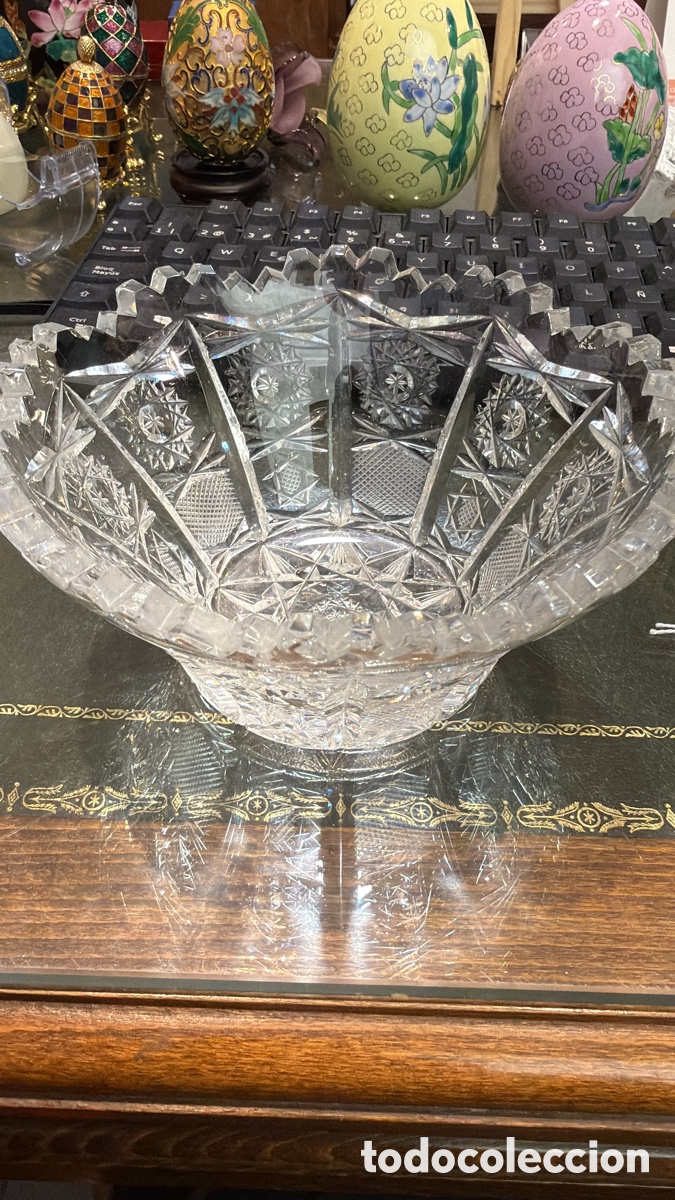 Antig&uuml;edades: CENTRO MESA PEQUE&Ntilde;O CRISTAL